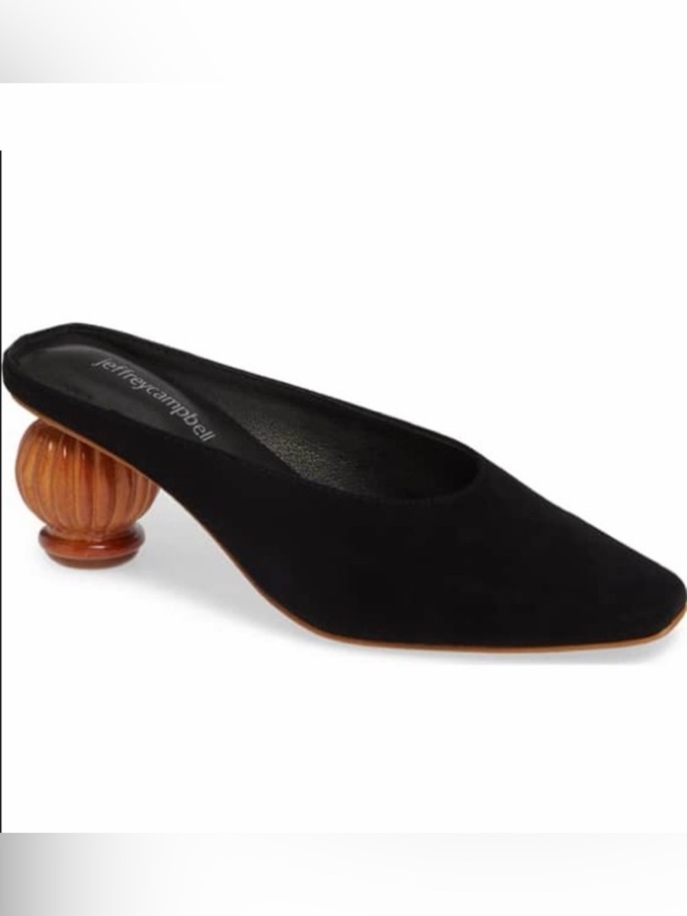 Jeffrey Campbell Cryptic 2 Mule black NWOT size 8 Greek style heel